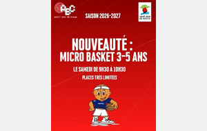 MICRO BASKET -  3 à 5 ANS