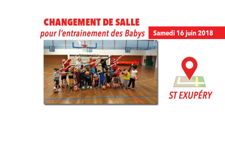 BABY's : changement de salle pour samedi