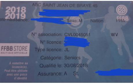Licence 2018-2019