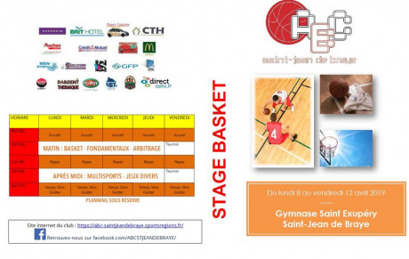 STAGE BASKET AVRIL 2019