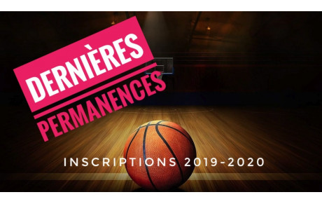 Dernières permanences 