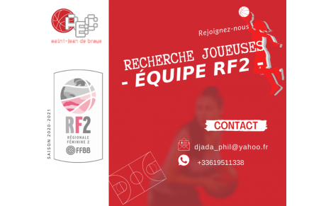 RF2 - recherche joueuse(s)