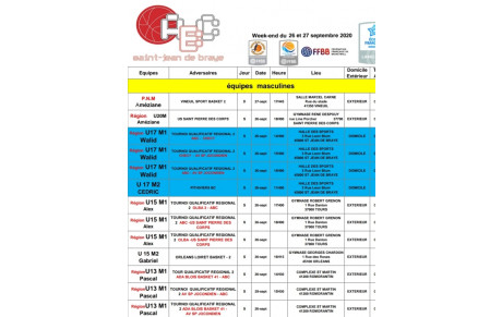 PLANNING 26 - 27 SEPT