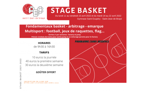 STAGE BASKET AVRIL